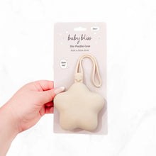 Load image into Gallery viewer, Star Pacifier Holder Case - Almond