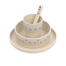 Load image into Gallery viewer, Happy Rascals Dish Set - Smile Sky Blue