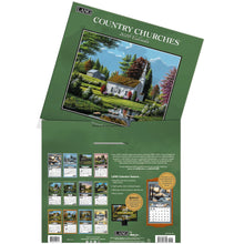 Load image into Gallery viewer, Country Churches 2026 Lang Calendar