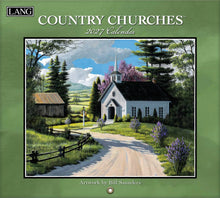 Load image into Gallery viewer, Country Churches 2027 Lang Calendar
