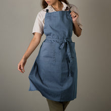 Load image into Gallery viewer, Midnight Blue Stonewash Apron