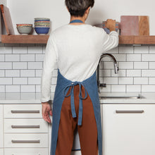 Load image into Gallery viewer, Midnight Blue Stonewash Apron