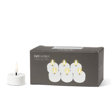 Load image into Gallery viewer, Luxlite Flameless LED Tealight Set of 6 - Sand