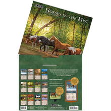 Load image into Gallery viewer, Horses In The Mist 2026 Lang Calendar