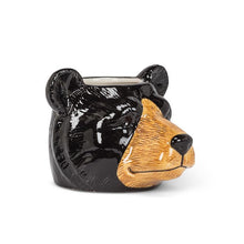Load image into Gallery viewer, Medium Black Bear Planter