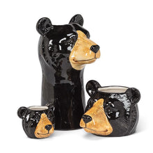 Load image into Gallery viewer, Black Bear Vase