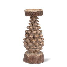 Load image into Gallery viewer, Large Pinecone Pillar Holder