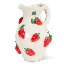 Load image into Gallery viewer, Large Jug with Strawberries