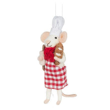 Load image into Gallery viewer, Pastry Chef Mouse Ornament