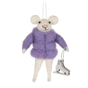 Puffy Coat Animal Ornament - Assorted