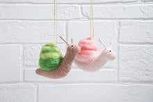 Load image into Gallery viewer, Snail Ornament - Assorted