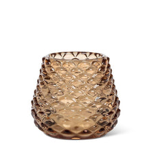 Load image into Gallery viewer, Small Amber Pinecone Tealight