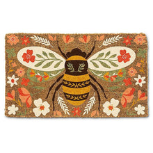 Load image into Gallery viewer, Floral Bee Doormat
