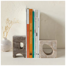 Load image into Gallery viewer, Block Marble Bookend