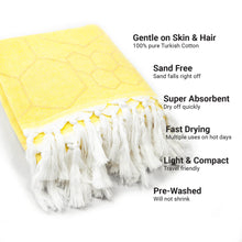 Load image into Gallery viewer, Honeycomb Turkish Body Towel