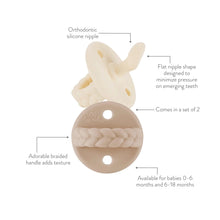 Load image into Gallery viewer, Neutral Sweetie Orthodontic Pacifier Set