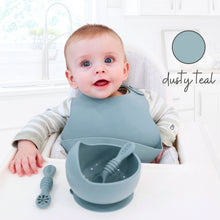 Load image into Gallery viewer, Infant Training Spoons For Self Feeding - Dusty Teal