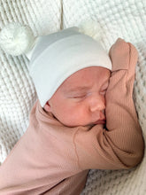 Load image into Gallery viewer, Newborn Hat - Double Pompom - Pink