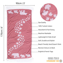 Load image into Gallery viewer, Bear Turkish Body Towel