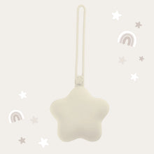 Load image into Gallery viewer, Star Pacifier Holder Case - Almond