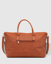 Load image into Gallery viewer, Alexis Stripe Travel Bag - Tan