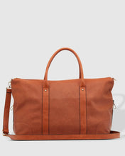Load image into Gallery viewer, Alexis Stripe Travel Bag - Tan