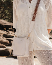 Load image into Gallery viewer, Parker Logo Crossbody Bag - Vanilla