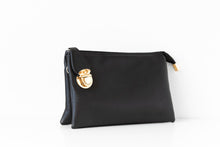 Load image into Gallery viewer, Black Gold Skyla Bag
