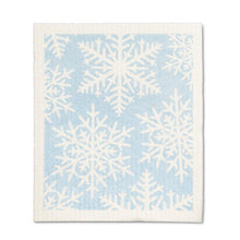 Load image into Gallery viewer, Glitter Snowflake Dishcloths - Set of 2