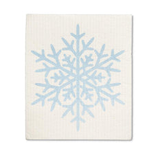 Load image into Gallery viewer, Glitter Snowflake Dishcloths - Set of 2