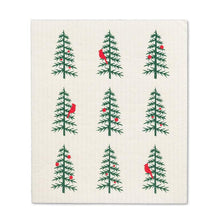 Load image into Gallery viewer, Cardinal in Tree Dishcloths - Set of 2