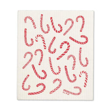 Load image into Gallery viewer, Candy Cane Dishcloths - Set of 2