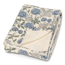 Load image into Gallery viewer, Blue Floral Throw