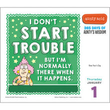 Load image into Gallery viewer, Aunty Acid 2026 Boxed Daily Calendar