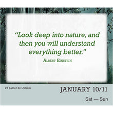 Load image into Gallery viewer, I’d Rather Be Outside 2026 Boxed Daily Calendar