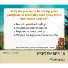 Load image into Gallery viewer, I’d Rather Be Outside 2026 Boxed Daily Calendar