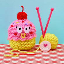 Load image into Gallery viewer, Snack Knit Kit - Cupcake Cutie