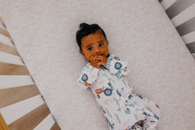 Load image into Gallery viewer, Footie Zip-Up Jammies - Jo (Barnyard)