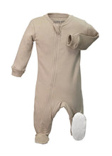 Load image into Gallery viewer, Cozy Mocha Organic Cotton Footed Sleeper