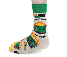 Load image into Gallery viewer, Dumpster Fire Socks - For Him