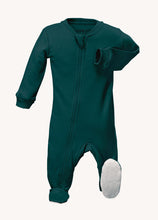 Load image into Gallery viewer, Forest Calm Organic Cotton Footed Sleeper