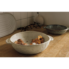Load image into Gallery viewer, Gray Stoneware Fruit Bowl