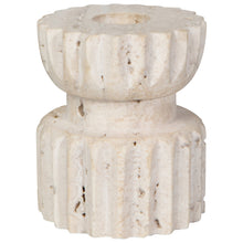 Load image into Gallery viewer, Iona Travertine 3 Inch Candle Holder