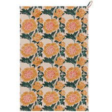 Load image into Gallery viewer, Goldenrise Block Print Dishtowel