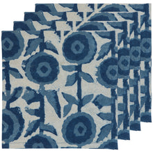 Load image into Gallery viewer, Gilia Block Print Napkin - Set of 4