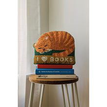 Load image into Gallery viewer, Book Club Beaded Throw Pillow