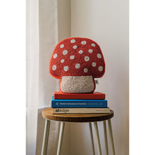 Load image into Gallery viewer, Toadstool Beaded Throw Pillow
