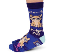Load image into Gallery viewer, Judging You Socks - For Her