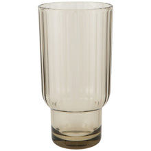 Load image into Gallery viewer, Acrylic Fluted Highball Glass - Olive Green