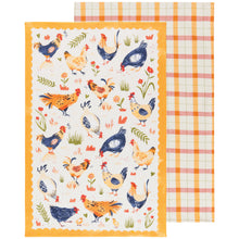 Load image into Gallery viewer, Free Range Dishtowels - Set of 2